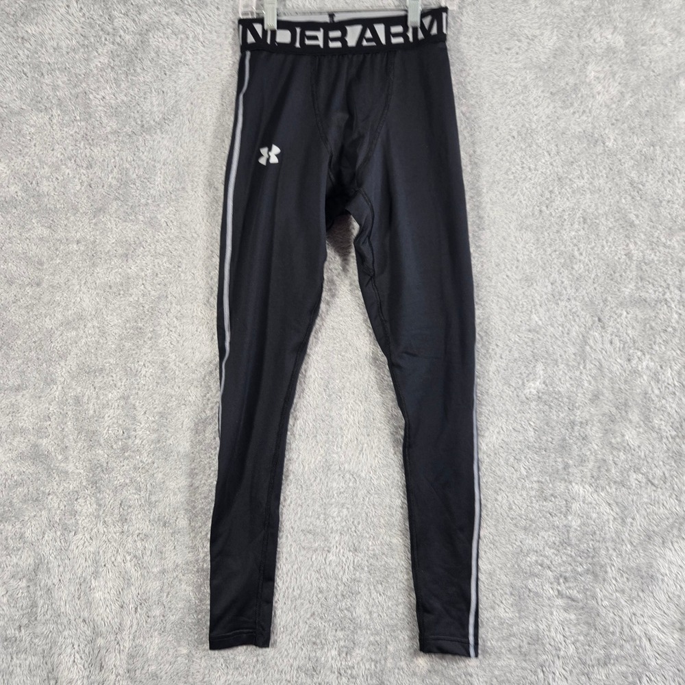 Under Armour ColdGear Compression Leggings Mens Small Black Athletic Tights